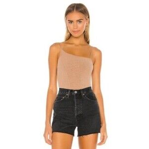 Revolve Lovers and Friends Tan Donovan Bodysuit